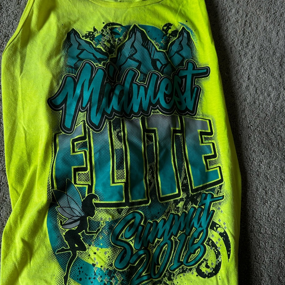 midwest cheer elite tank top